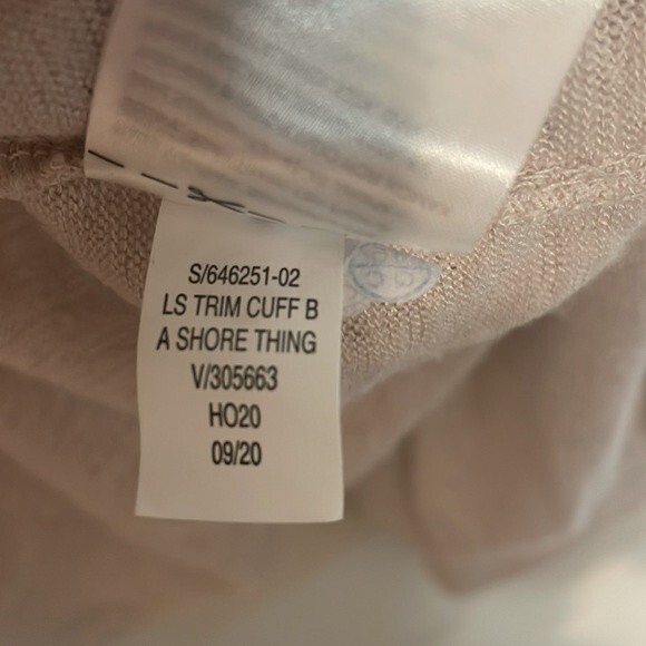 Old Navy Long Sleeve Trim Cuff Neutral Sweater XS - Picture 6 of 8